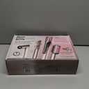 Shark FlexFusion Hair Straightener & Powerful Hair Dryer with Fusion Hair Brush, Ceramic Air Styler with Auto-Wrap Hair Curlers, Concentrator, & FrizzFighter, Ceramic Plates, Metallic Mist, HD651S