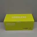 Leaf Blower Cordless - 21V Powerful Electric Leaf Blower with 2 Batteries and Charger, 2 Speed Modes, 2.0Ah Lightweight Battery Powered Leaf Blowers for Lawn Care, Patio, Dust, Blowing Leaves (Green)