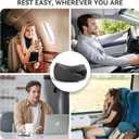 SZXYX Travel Pillows for Airplanes, 100% Pure Memory Foam Neck Pillow for Airplanes, Comfortable Breathable Cover, 360 Support Stowable Pillows for Sleeping, Car, Airport Travel Essentials Black