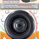 Kitchen SinkShroom Clog-Free Kitchen Sink Drain Strainer with Stopper - Sink Protector for Kitchen Sink, Stainless Steel, Matte Black