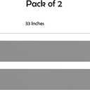 Rubber Bond Kick Plates (2 Pack) 6" x 33" - Effortless Peel & Stick - Prevents Dents & Scratches - Self-Adhesive & Universal Fit (Grey)