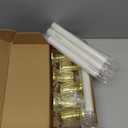 6PCS Christmas Window Candles with Timer, Led Flickering Flameless Candles with Remote, Battery Operated Taper Candles Provide Realistic Warm Lights for Home Party Holiday