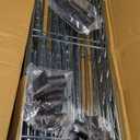 Shelving Inc. 8" d x 30" w Chrome Wire Shelving with 3 Tier Shelves, Weight Capacity 800lbs Per Shelf