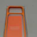 TORRAS Shockproof for iPhone 17 Pro Max Case with Camera Control Button, [12FT Military Grade Drop Protection] Enhanced Grip & Soft Touch Translucent 17 Pro Max Case with DIY Buttons, Neon Orange