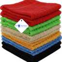 Kitchen Towels Set of 12 (15x25 Inch) Cotton Dish Towels, Super Absorbent & Soft Kitchen Hand Towel, Dish Towels, Tea Towels & Bar Towels for Kitchen Drying & Cleaning