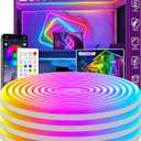 AILBTON 20Ft Neon Rope Lights,Flexible Led Rope Lights Control with App/Remote,Multiple Modes Music Sync Gaming RGB Led Neon Lights for Bedroom Outdoor