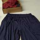 4 Pack Women's Plus Size Yoga Pants Wide Leg High Waist Sweatpants Casual Baggy Joggers with Pockets Winter (XX-Large, Black, Wine Red, Navy Blue, Dark Gray)