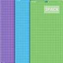 Ecraft Cutting Mat for Cricut Explore One/Air/Air 2 MakerStrong, Standard, Light) 12X24inch (3 pack) Variety Adhesive Quilting Cut Mats Replacement for Crafts Sewing and All Arts.
