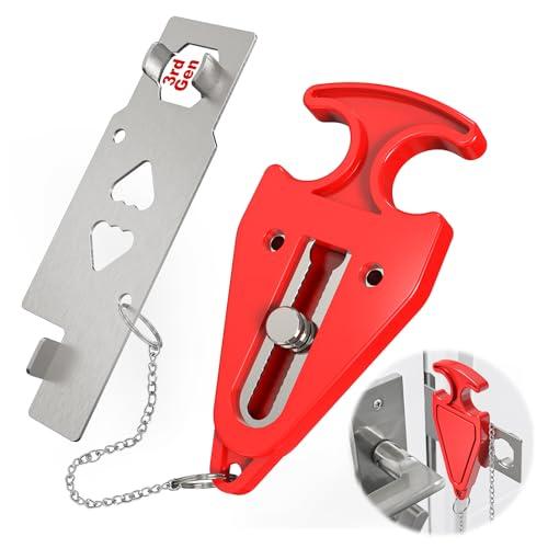 MATWEI 3rd Gen Portable Door Lock - Hotel Door Locks for Travelers Security, Travel Lock for Apartment/Dorm/Home - Extra Safety & Privacy Protection Device
