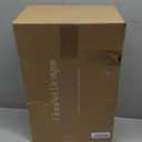 2 PCS Big 17.5" H Real Velvet Artificial Poinsettia Paper Pot w 7 Big Flower Heads (@ 11" W) for Christmas Decoration at Home Door Entryway Living Room Stair Corridor Office Shop (Xmas Decor) (Red)