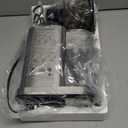 Aromaster Burr Coffee Grinder with 48 Gind Settings, Conical Coffee Bean Grinder for Home Use,Stainless Steel,40 Seconds Adjustable Timer,Anti-static,Easy to Clean with Brush (Lunar Silver)