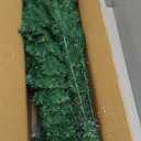 6ft Artificial Christmas Tree Premium Pine Xmas Tree with 1000 Branch Tip, 1 Minute Christmas Tree Unlit Realistic Holiday Party Decor for Home Office, Foldable Stand, Easy Assembly (Tea-green)