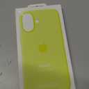 Apple iPhone 17 Silicone Case with MagSafe and Camera Control: Lightweight Phone Case, Wireless Charging Compatible, Smooth Matte Finish; Neon Yellow
