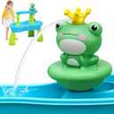 weirtoya Water Table Pump for Toddlers, Battery Powered Pump for Water Table Cordless Work Splash Toys Kids Toddler Summer Outddor Toys (WTP-001)