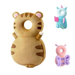 JunNeng Baby Head Protector Backpack, Toddler Walking Fall Head Protection, Brown Tiger
