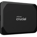 Crucial X9 2TB Portable SSD, Up to 1050MB/s, USB 3.2 USB-C, External Solid State Drive, Compatible with Windows, Mac, & Android, Reliable Storage for Games, Files, & Backups, Black - CT2000X9SSD902