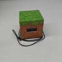 Paladone Minecraft Grass Block Digital Alarm Clock, Light Up Lamp Feature, Plays Official in Game Music, Bedroom Decor for Minecraft Gamers