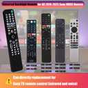 Universal Backlit Remote for Sony TV, for All 2019-2025 Sony Remote Control for Smart TV with Voice Control, Replacement Remote for Bravia XR/XBR/KD Series Google TVs, Backlight
