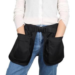 Dog Trainer Treat Pouch with Detachable Pockets, Hand Free Waist Belt Clip, Dog Handler Training Tools Storage Waist Pockets for Men and Women, also Used to Gardening Work, Hairstylist (Black)