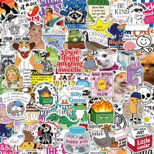150 Pcs Funny Stickers for Adults Waterproof Water Bottles Stickers Pack for Laptop, Bumper, Phone, Hard Hats, Wall, Window Decals Decors, 150 Styles