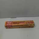 Katbite 15in x 242ft Unbleached Parchment Paper Roll, 300 Sq.Ft, Non-Stick with Serrated Cutter for Baking, Cooking, Air Fryer (15 in x 242 ft, Brown)