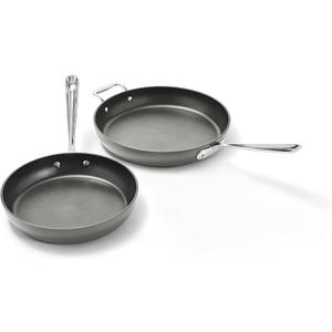 All-Clad E7859064 HA1 Hard Anodized Nonstick Fry Pan Cookware Set, 10 Inch and 12 Inch Fry Pan, 2 Piece