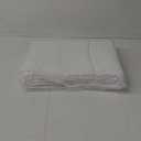 FreshCulture Twin Flat Sheets Only, Pack of 6, Soft Microfiber Bedding Sheets for Home, Salons, Hotels, Bulk Flat Sheets Only Twin Size (White)