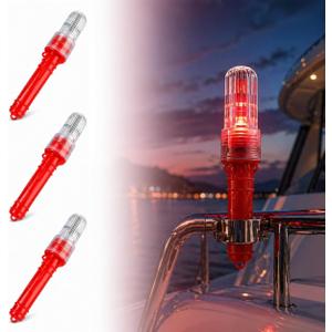 3 PCS Boat Flares, Marine Flares, Visual Distress Signals for Boats, Waterproof and High Visibility for Fishing Vessels, Buoys, and Emergency Signaling