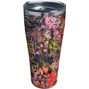 Tervis Kelly Ventura Floral Collection Triple Walled Insulated Tumbler Travel Cup Keeps Drinks Cold & Hot, 30oz Legacy - Stainless Steel, Bright Floral