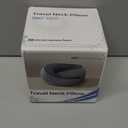 Advanced Memory Foam Neck Travel Pillow, Neck Pillow Airplane with Eye Mask & Ear Plugs, Designed for The Comfort of Travel & Office, Travel Pillow for Plane, Car, Home, Work Grey