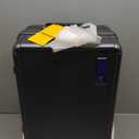 LEVEL8 Zipperless Carry On Luggage Airline Approved with Aluminum Frame, Hard Shell Suitcase with Spinner Wheels, Metal Checked Luggage with Double Tsa Locks, 20 Inch, Grey