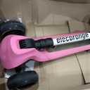 Elecorange T200/T500 Balance Electric Scooter for Kids Age 4-9, 2 Types Front Wheels, Electric Horn, Full Body Lights Up, Wide Deck, 5Mph Safe Speed, 70min Riding, Foldable Kick Scooter Boys & Girl