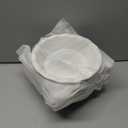 MALACASA Ceramic Mini Pie Pans Set of 6, 6 Inch Pie Plates for Baking with Ruffled Edge, Small Quiche Baking Dish Pans Tart Pans, Individual Pot Pie Plates, Microwave & Oven Safe, Khaki White