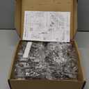 Honeydak 100 Pcs Clear Sign Holder Clips Bulk for Retail Display, Plastic Shelf Price Sign Clamps, Double Sided Clips Label Tag, Clear Retail Merchandising Display Tags for Rack, Baskets