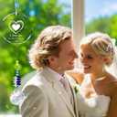 I Love You Gifts, K9 Crystal Suncatcher - Rainbow Maker Gift for Her Him Wife Girlfriend Husband, Couples Gifts for Anniversary, Christmas, Hanging Crystals Ornament