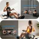 Vitaler 5 in 1 Ab Machine,Rowing Machines for Home Gym with Counter