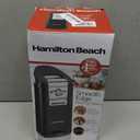 Hamilton Beach Smooth Touch Electric Automatic Can Opener Easy Push Down Lever, For All Standard-Size and Pop-Top, Extra Tall, With Bottle Opening Accessory and Built-In Knife Sharpener, Black