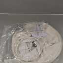 Bell Lamp Shades Set of 2, 6"Top x 13"Bottom x 10"High, Beige Shade Replacement for Table Lamps, Floor Lamps, Fabric Natural Linen Hand Crafted(Spider Fitter), Harp Holders Included, Assembly Required