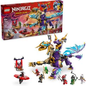 LEGO NINJAGO Arc Dragon of Focus Battle Playset - Kids Toy for Ages 9 and Up - Birthday Gift Idea for Boys and Girls - Dragons Rising Toy with 8 Ninjago Minifigures - 71836