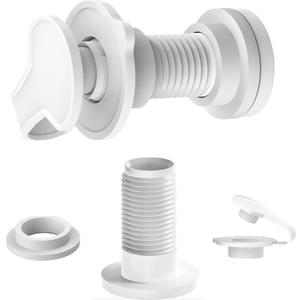 2 Packs Cooler Drain Plug Replacement for Coleman Coolers-1" Shaft Length Cooler Drain Plug Kit,Cooler Parts Accessories Fits Most Coolers