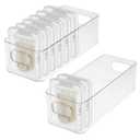 Breastmilk Storage Container, Freezer Flattener Kit, Breastmilk Storage Container, Plastic Storage Bins, Bottles and Breast Milk, Clear Freezer and Fridge Organizer Bins