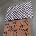 Coquette Bows Custom Door Mat | New Apartment Gift 28.5"x17", 35"x23"