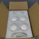 White Ceramic Tea Cup and Saucer Set of 8 (16-Piece) - 6oz Elegant Porcelain Cups with Gold Rim, 8 Cups & 8 Saucers for Tea Party