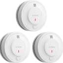 X-Sense Smoke Alarm, 10-Year Battery Fire Alarm Smoke Detector with LED Indicator & Silence Button, SD2J0AX, 3-Pack