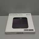 Wyze Smart Scale X - Digital Bathroom Scale for Body Weight, BMI, Body Fat, Muscle Mass, Heart Rate Monitor | Sync with Health Apps | for People, Baby & Pet, 400 lbs (Black)