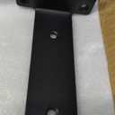 Starunder 6 Pack Floating Shelf Brackets, 6 Inch Heavy Duty Industrial Shelf Bracket, Black Metal L Brackets for Shelves Support DIY(1/5 Inch Thicked)