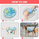 KYEESE Dog Cooling Vest, Breathable Mesh Dog Cooling Shirt for Medium Large Dogs with D-Ring, Sun Protection Reflective Dogs Cooler Jacket with Adjustable Buckle for Summer Hiking Walking, Blue, XL