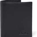 Genuine Leather Bifold Wallet for Men, Classic Black Wallet, 6 Card Slots 3 cash pockets,Gift For Men,Money Clip Mens Wallet (65995-2)
