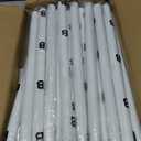 SUNALLY Room Divider No Drilling Curtain Rod Wall Divider for Room Separation, 4-10ft(H) 28-114inch(W) Adjustable, Heavy Duty Partition Space Separator Freestanding Tension Curtain Stand, White