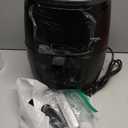 Gourmia Air Fryer - 6 Qt Large Capacity, FryForce 360, Digital Display with 12 Presets, Roast, Bake, Broil, Dehydrate, Dishwasher Safe Accessories, Black